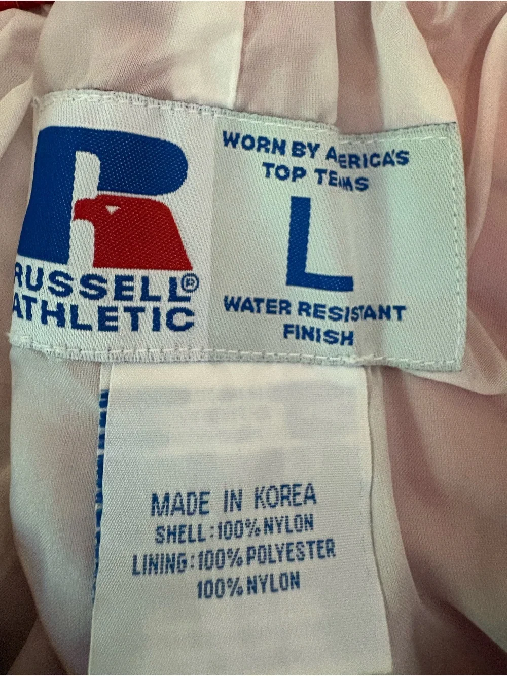 Vintage Russell Athletic Red Tracksuit Set Jacket Pants L 90s